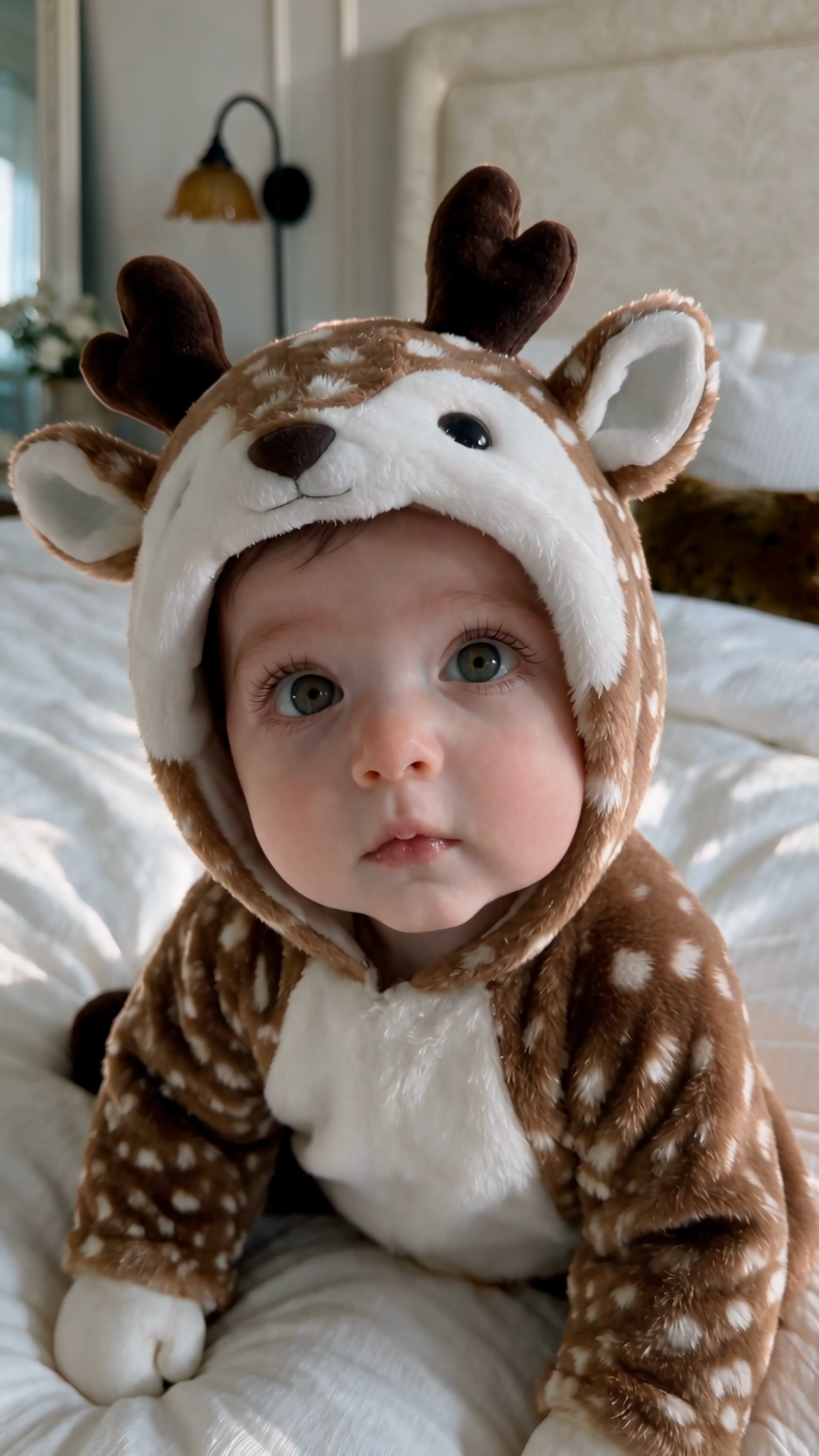 Baby Reinfel Reindeer Onesie Jumper